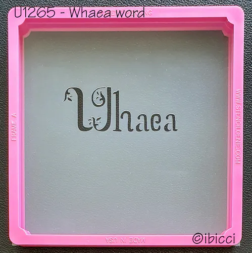 ibicci Whaea stencil